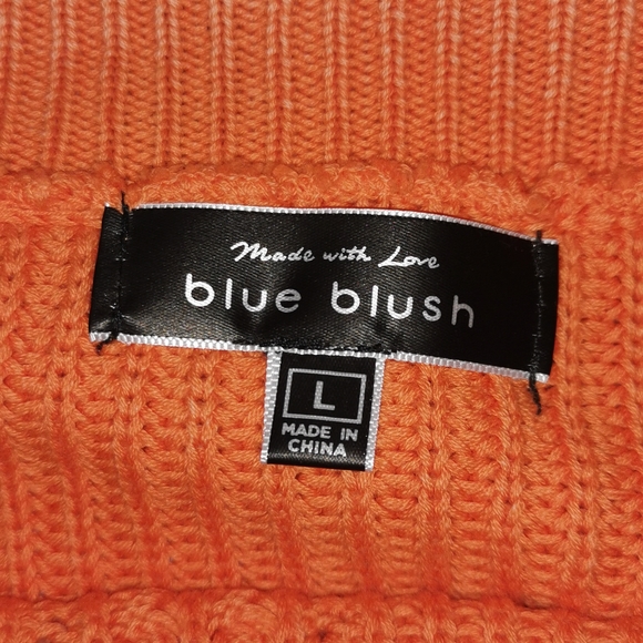 Orange off the shoulder sweater from Vicidolls - Picture 2 of 5